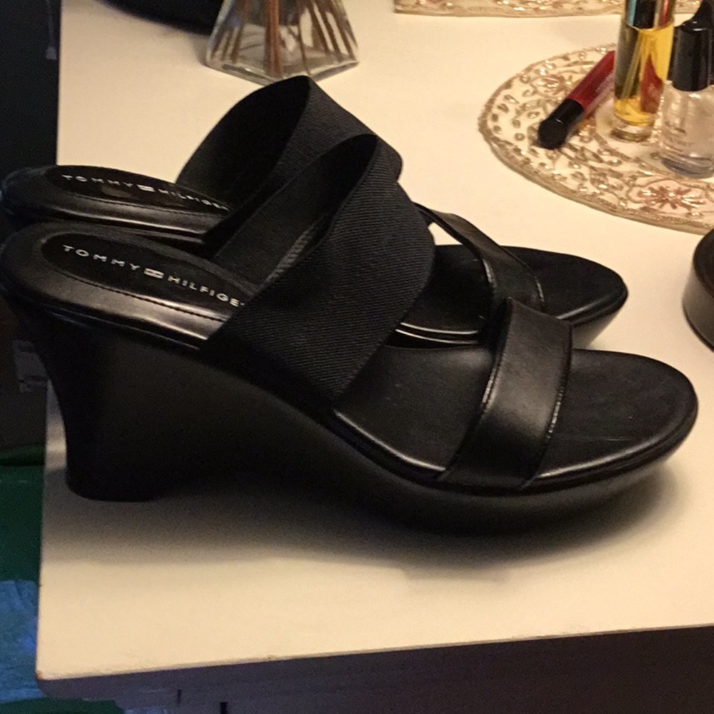 Tommy Hilfiger sandals with shiny straps